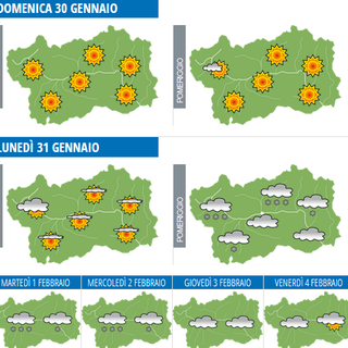 Infografica Centro Multifunzionale Regione autonoma Valle d'Aosta