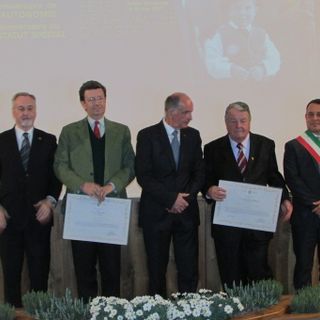 Da sn Andrea Rosset, Marco Magnifico, Augusto Rollandin, Germano Henriet e Franco Manes