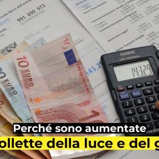 Le bollette del gas a ottobre segnano un aumento del +12%