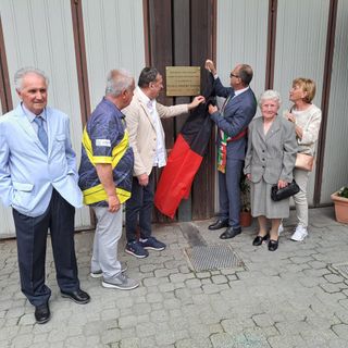 Scoprimento della Targa intitola a Vittorio Guerraz
