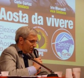 Carlo Curtaz polemizza in Consiglio comunale di Aosta per l’affaire Leone Rosso