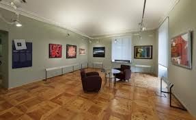 Una sala espositiva al Castello Gamba