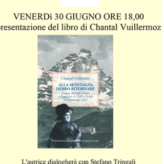 Chantal Vuillermoz presenta il libro "Alla montagna devo tornare"