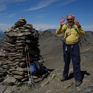 Sulla settima cima concatenata al Col de l’Iseran (Ph. Mauro Carlesso)