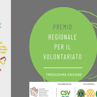 Premio Regionale per il Volontariato, scatta al 13esima edizione