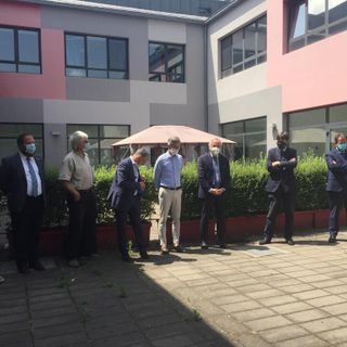 Lo staff scientifico e i partners del progetto durante la presentazione