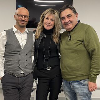 da sn: Claudio Albertinelli, Katia Laurent (neo eletta segretaria di categoria), Alessandro Parrella (segretario di categoria uscente)