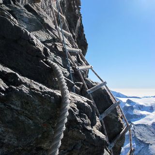 La 'scala Jordan' sulla Cresta del leone (foto dal blog Paesi e Immagini di Giuseppe Pompilo)