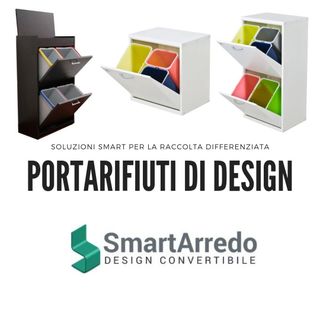 Fare la differenziata con stile, arredare con i mobili Smart Arredo per la raccolta dei rifiuti
