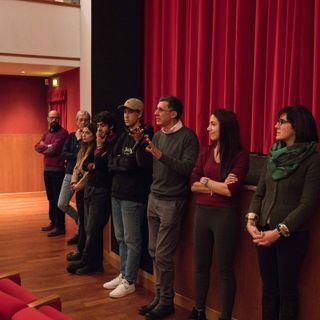 Momenti della presentazione del docureportage