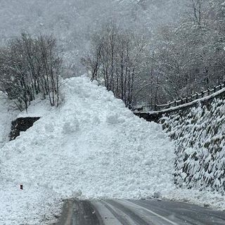 La valanga sulla strada per Gressoney