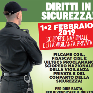 Sciopero vigilanza privata per rinnovo contratto nazionale