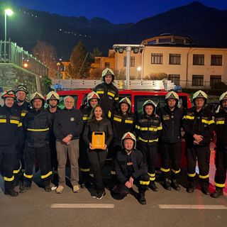 I Vigili del Fuoco Volontari di Quart a scuola di DAE