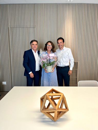 Da sn: Roberto Rota, Stefania Lazzaroni e Matteo Bonapace