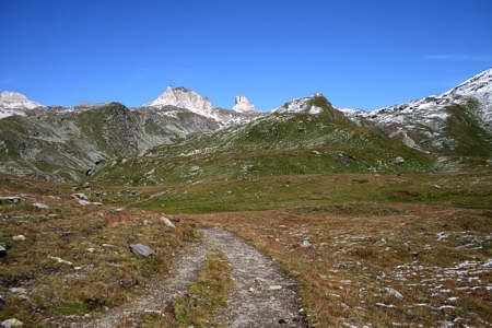 Uno scorcio del vallone di Cime Bianche Uno scorcio del vallone di Cime Bianche