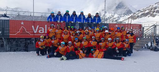 In pista per la Coppa del Mondo, i professionisti della montagna impegnati sulla “Gran Becca”