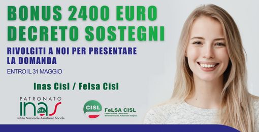 ALL’INAS CISL VDA PRE-ADESIONI PER BADANTI E COLLABORATORI PER FRUIRE DEGLI AIUTI COLLEGATI AL “BONUS 200 EURO” ALL’INAS CISL VDA PRE-ADESIONI PER BADANTI E COLLABORATORI PER FRUIRE DEGLI AIUTI COLLEGATI AL “BONUS 200 EURO”