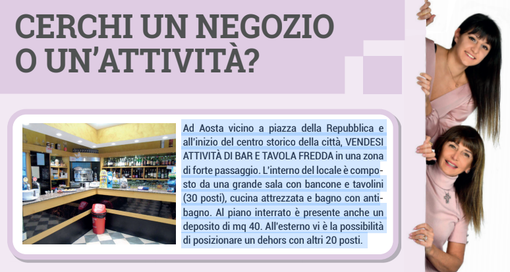 CASA SUBITO IN VALLE D'AOSTA: Pressi Piazza Repubblica Aosta Aosta vicino a piazza della Repubblica vendesi attività di bar e tavola fredda CASA SUBITO IN VALLE D'AOSTA: Pressi Piazza Repubblica Aosta Aosta vicino a piazza della Repubblica vendesi attività di bar e tavola fredda