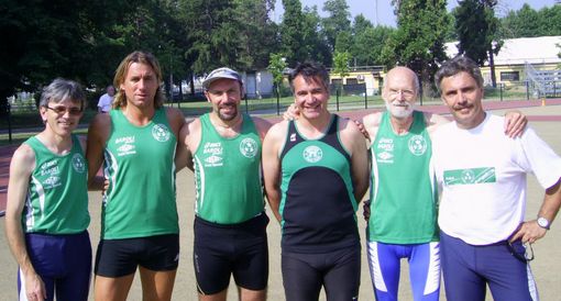 Alcuni atleti Master dell'Atletica Cogne Aosta