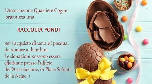 Aosta: Raccolta fondi per Uovo di Pasqua ai bimbi del Quartiere Cogne