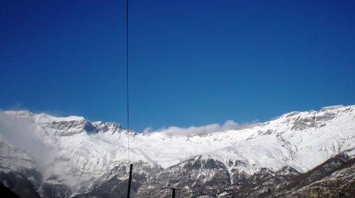 1. La cresta con la Punta Marmottere, e il Dente di Novalesa 1. La cresta con la Punta Marmottere, e il Dente di Novalesa