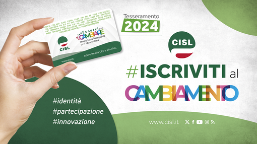 Al via la campagna Tesseramento 2024 #Iscriviti al cambiamento: identità, partecipazione, innovazione Al via la campagna Tesseramento 2024 #Iscriviti al cambiamento: identità, partecipazione, innovazione