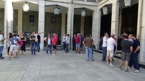 Dipendenti del Casino protestano a Palazzo regionale (immagine di repertorio)