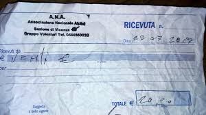 Una falsa ricevuta Ana Una falsa ricevuta Ana