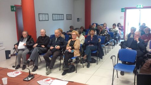 Un pubblico interessato ha seguito la conferenza di Sergio Santini