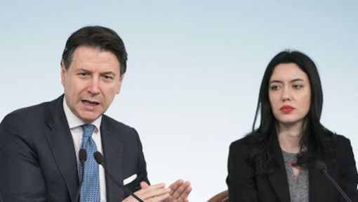 Giuseppe Conte e Lucia Azzolina