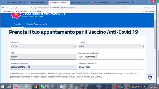 AL VIA ANCHE IN VALLE D’AOSTA LE PRENOTAZIONI DEI VACCINI ANTICOVID-19 ATTRAVERSO I PORTALETTERE O GLI ATM POSTAMAT DELLA REGIONE AL VIA ANCHE IN VALLE D’AOSTA LE PRENOTAZIONI DEI VACCINI ANTICOVID-19 ATTRAVERSO I PORTALETTERE O GLI ATM POSTAMAT DELLA REGIONE