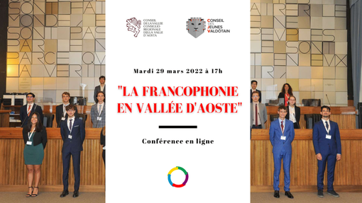 Conférence en ligne "La francophonie en Vallée d'Aoste" Conférence en ligne "La francophonie en Vallée d'Aoste"