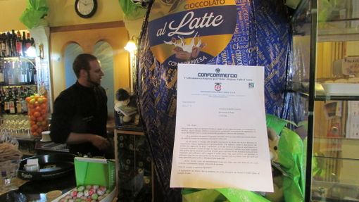 La lettera che il presidente di Confcommercio Vda, Pierantonio Genestrone, ha inviato ai commercianti aostani iscritti all'associazione