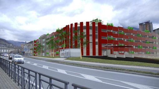 Aosta: A novembre l'inaugurazione del parcheggio pluripiano