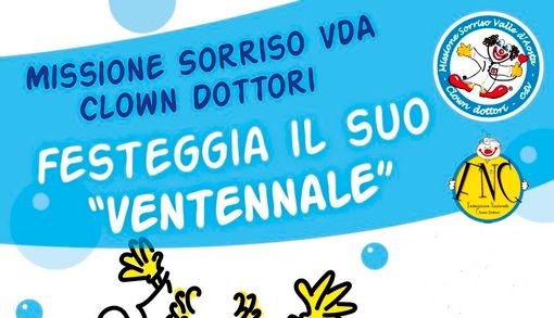 20 Anni di Sorrisi: Celebrazione di Missione Sorriso V.d.A il 30 Giugno in Piazza Chanoux 20 Anni di Sorrisi: Celebrazione di Missione Sorriso V.d.A il 30 Giugno in Piazza Chanoux