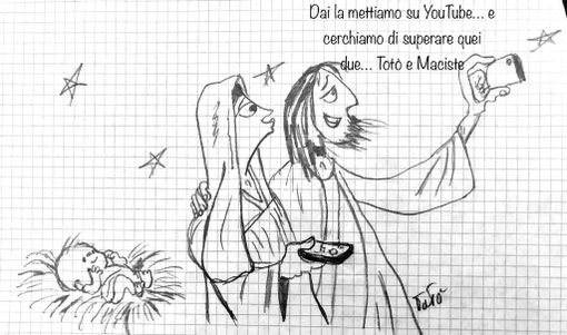 Ma se la Natività fosse successa oggi sarebbe andata così