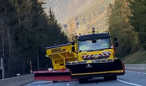 Le « Snow-Kill » en démonstration pour les équipes ATMB en octobre dernier