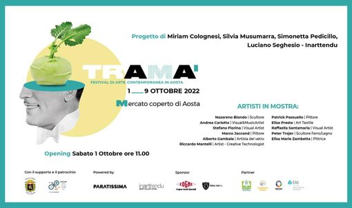 Aosta: Fino al 9 ottobre al mercato coperto il festival di arte contemporanea “Tramà”