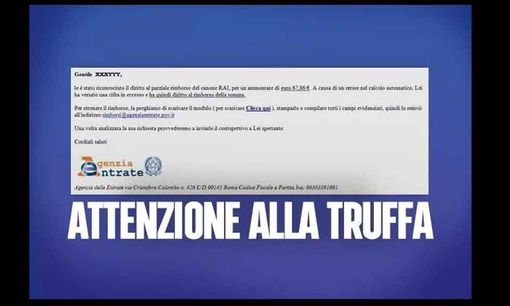 AGENZIA RISCOSSIONE, ATTENZIONE ALLE EMAIL TRUFFA CON AVVISO DI “RACCOMANDATA DIGITALE”