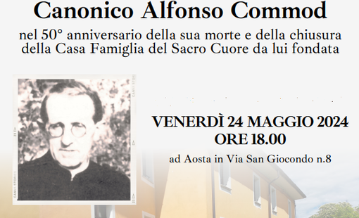 La Curia di Aosta commemora il 50° Anniversario della morte del Canonico Alfonso Commod
