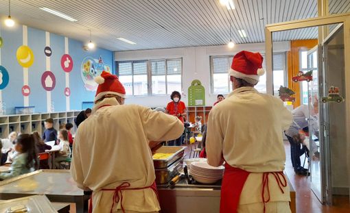 Oggi il pranzo di Natale nelle scuole di Courmayeur