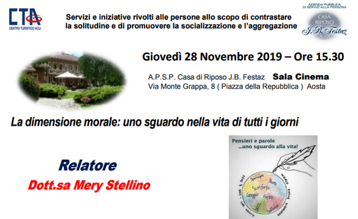 Al JB Festaz con il Cta da psicologa Stellino entra nella dimensione morale