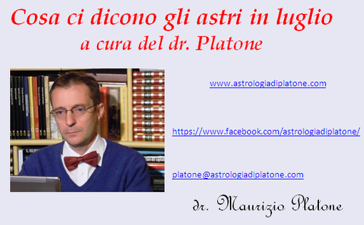 L'OROSCOPO NEL MESE DI LUGLIO L'OROSCOPO NEL MESE DI LUGLIO