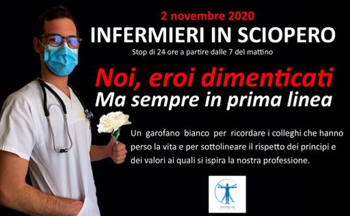 Gli infermieri si preparano allo sciopero di lunedì 2 novembre