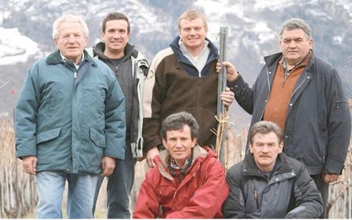 La famiglia Delfino Grosjean primo a sinistra La famiglia Delfino Grosjean primo a sinistra