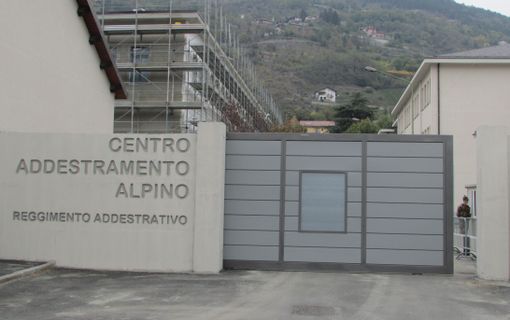 La carraia della caserma Battisti ad Aosta