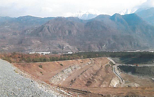 La discarica di Chalamy a Issogne