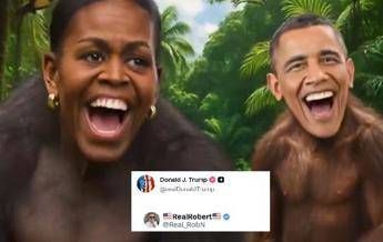 Trump, gli Obama come scimmie: il video razzista rilanciato dal presidente Trump, gli Obama come scimmie: il video razzista rilanciato dal presidente