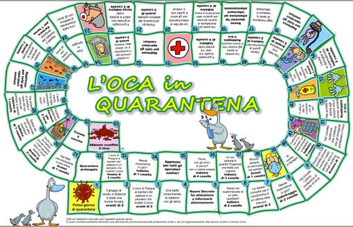 Covid-19, "L'oca in quarantena" un gioco per insegnare le regole ai bambini Covid-19, "L'oca in quarantena" un gioco per insegnare le regole ai bambini