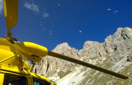 Alpinista soccorso sul Gran Paradiso